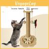 Scratching Solid Wood Cat Premium Post With Durable Sisal Nonshedding Cat Toy And Tree