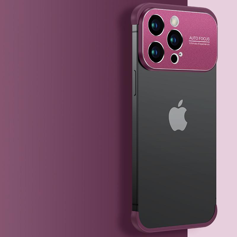 Coque pare-chocs de Protection d'angle pour iPhone 14 Pro Max, étui antichoc pour iPhone 14 Plus, couverture complète de l'appareil photo en métal