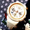 Used CASIO Baby-G BGA-150LF White Ana-Digi Watch Ladies [Good Condition] & [Working Item]