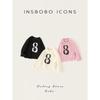 Insbobo Children's Base Layer Shirt, Girls' Top, Casual Autumn Clothing, Boys' T-Shirt, New Spring and Autumn Baby Clothing, Long-Sleeved