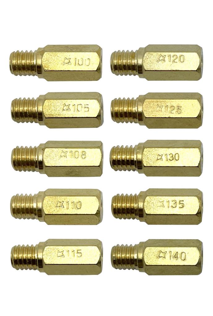 Fabulous Hall External Keihin Carburetor Main Jet 100 105 108 110 115 120 125 130 135 140 Set of 10