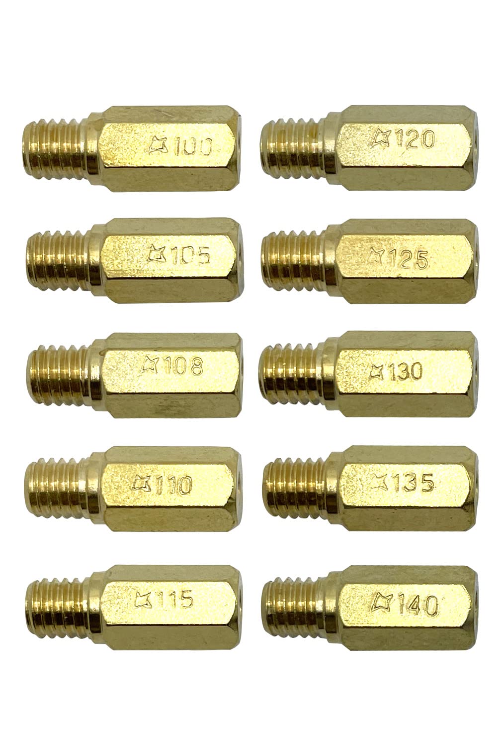 

Fabulous Hall External Keihin Carburetor Main Jet 100 105 108 110 115 120 125 130 135 140 Set of 10 100-140_10-10-piece set золотой