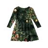 Girls' Princess Dress - Long Sleeve A-Line T-Shirt Dress Christmas Day