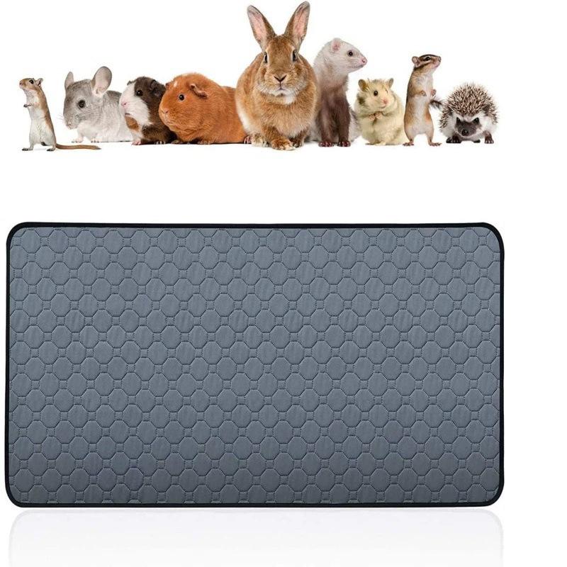 1pc Washable Guinea Pig Mat, Waterproof Reusable Non-Slip Guinea Pig Supplies Fast Super Absorbent Mat