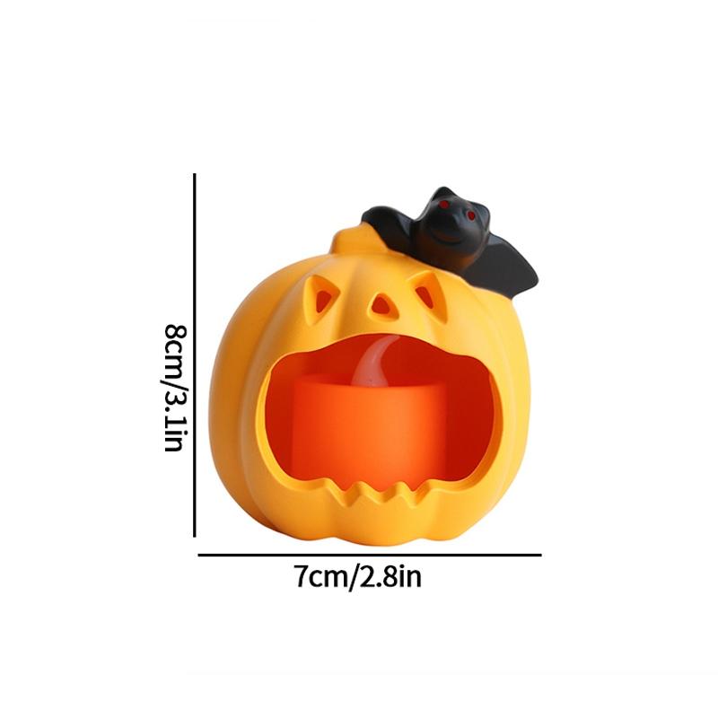 Halloweenský svícen dekorace stolní doplněk party dekorace strašidelná ozdoba dýně duch doplněk pokojový dekor