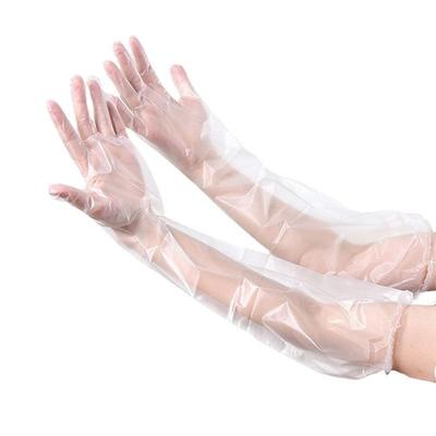 20PCS Disposable Extended Household Gloves Food Grade Kitchen Dishwashing and Cleaning Waterproof Extended Arm Protection Gloves