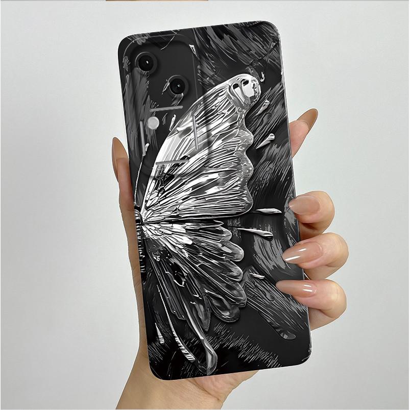 For Vivo V30 V2318 Casing Liquid Soft Silicone Aesthetic Luxury Cover Full Protective Shell For Vivo V 30 V30 Pro 5G Phone Case