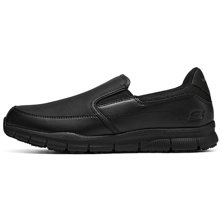 Skechers Work Comfortable Versatile Low-Top Casual Shoes Men sneakers Black 77157W-BLK 39.5