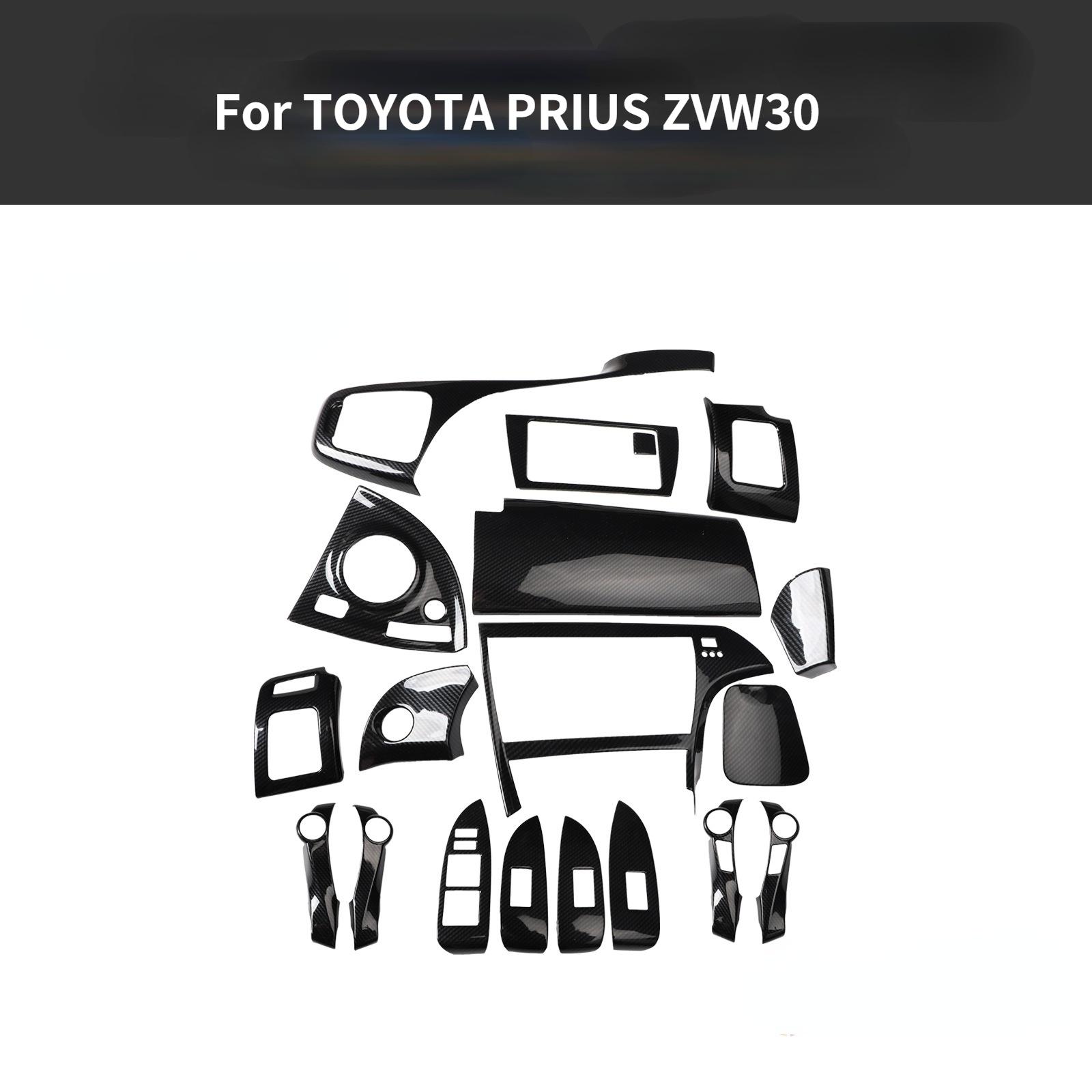 

Для TOYOTA PRIUS ZVW30 Prius 30 Аксесуари Оздоблення салону автомобіля Центральна консоль Кермо Вікна Наклейки на панель керування
