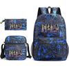 Zaino Katseye con Stampa K-Pop Borsa a Spalla Astuccio Set da 3 Pezzi Set Multifunzionale per Scuola e Viaggio