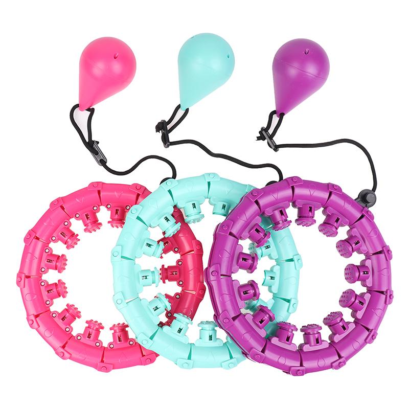 Weighted Fit Exercise Circle Infinity Fitness Hoop With Detachable Knots For Adults Children Weight Loss And Exercise