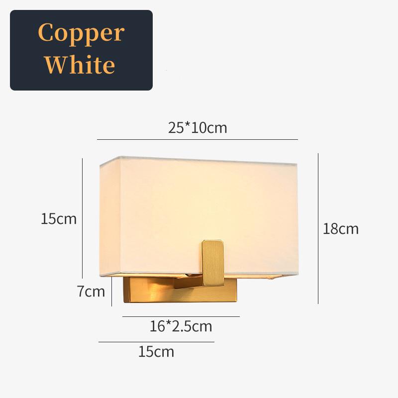 Wall Bedroom Lamp Modern 12W Bedside LED Wall Light Sconce Nordic for Living Room Indoor Aisle Corridor E27