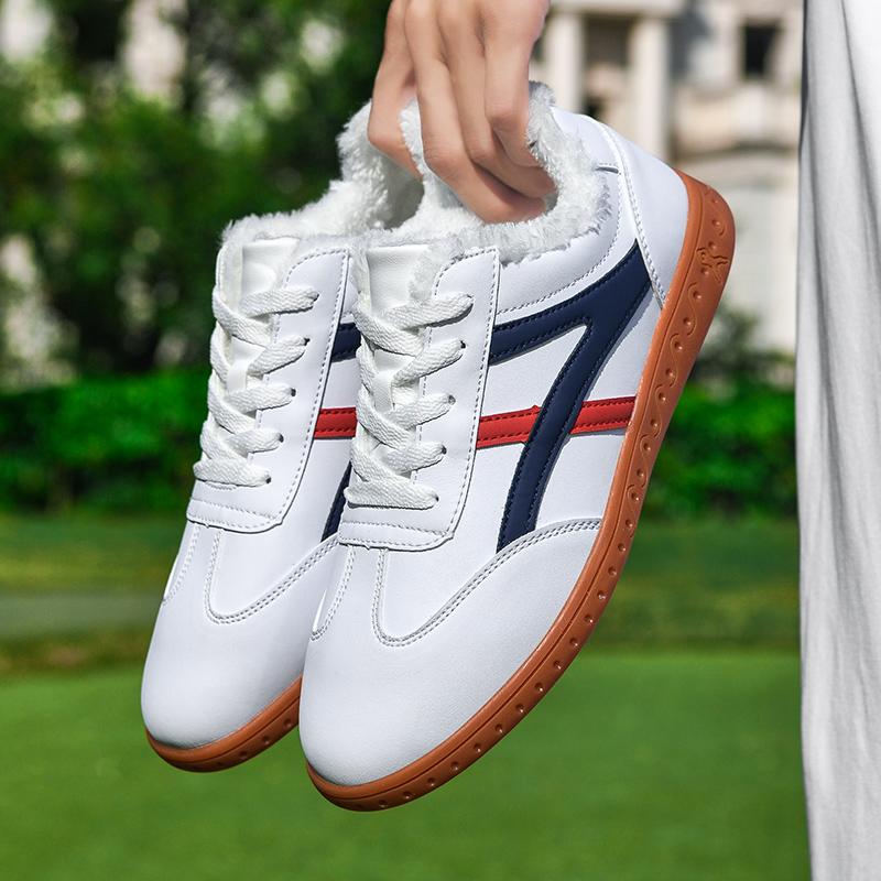 

Зимние кашемировые теплые туфли из микрофибры из кожи Кроссовки Кунг-фу 35-44 44 белый