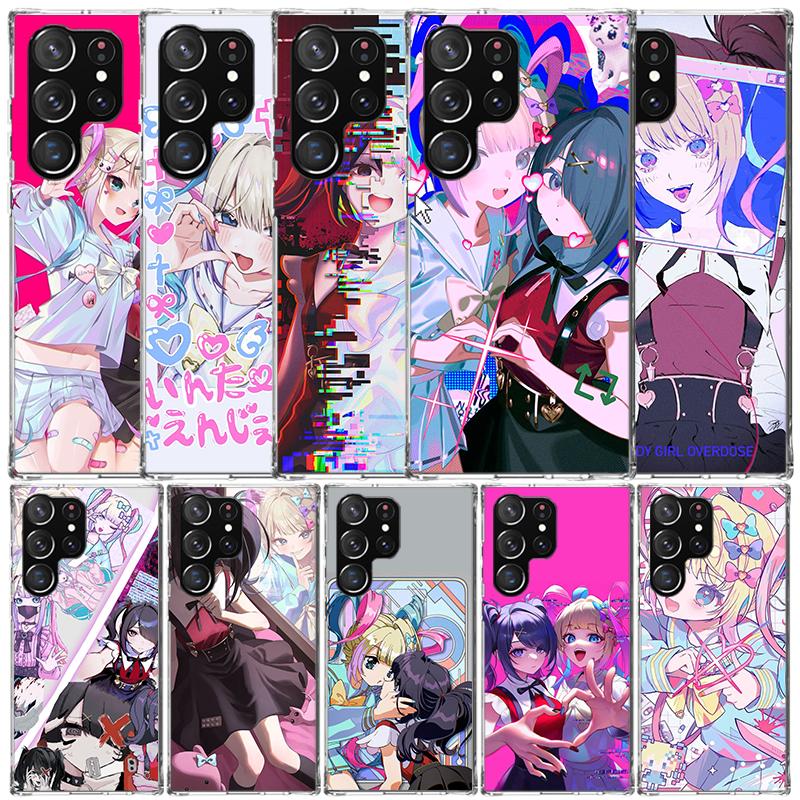Needy Girl Streamer Overload Soft Cover for Samsung Galaxy S25 Edge S26 S24 S23 Ultra Phone Case S22 S21 Plus S20 FE Print Patte
