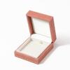 Luxurious Velvet Jewelry Box with Thickened Right-Angle Convex Edges for Rings, Pendants, and Bracelets