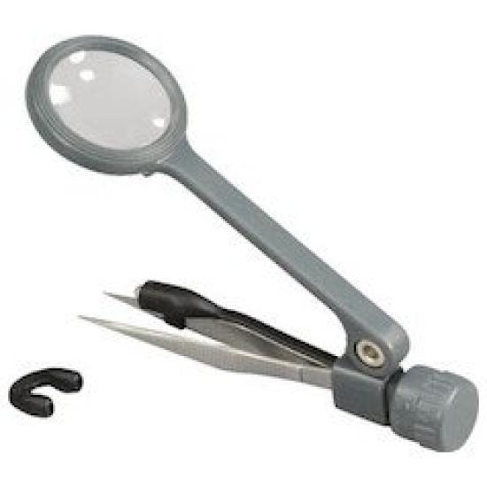 

Hikari LED Lighted Magnifying Glass with Tweezers HE08