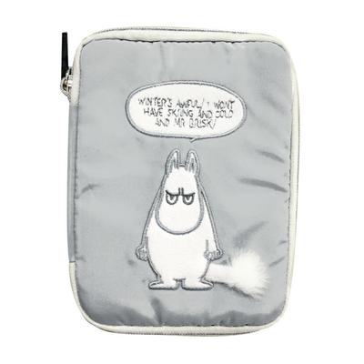 Marushin MOOMIN Tabletfodral med en surig passar i en skola lämplig för grundskolepojkar och Produkt 1425023100 Ansikte, 10,2-tums, Väska, Flickor,