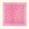Hot-selling popular line flower satin square scarf light luxury elegant professional scarf ethnic headscarf women
