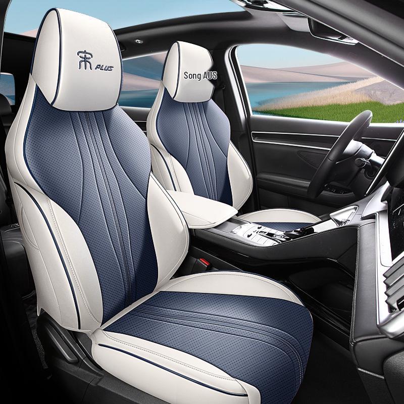 

BYD Song Plus Чехол на сиденье из натуральной кожи, Всесезонный, Полное покрытие, Перфорированный, Универсальная посадка для пятиместного Full Front and Rear Custom for Song Plus