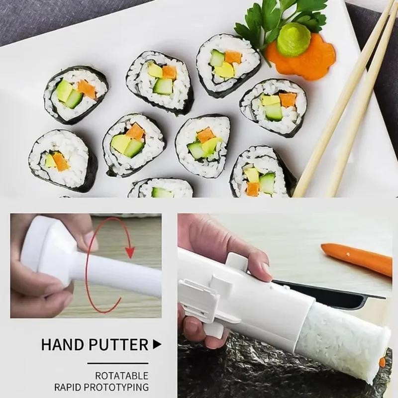 1PC Home DIY Roller Rice Mold Cylindrical Barrel Sushi Maker Sushi Maker Kitchen Tools