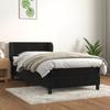 3127525 vidaXL Divan Bed with Mattress Black 90x190 Cm Velvet