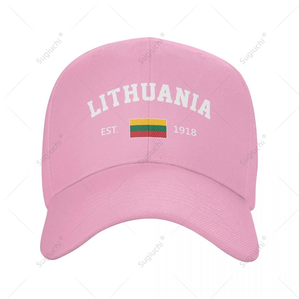 Unisex Baseball Cap Lithuania EST Independence Day Wild Sun Shade Peaked Adjustable Outdoor Caps for Unisex Women
