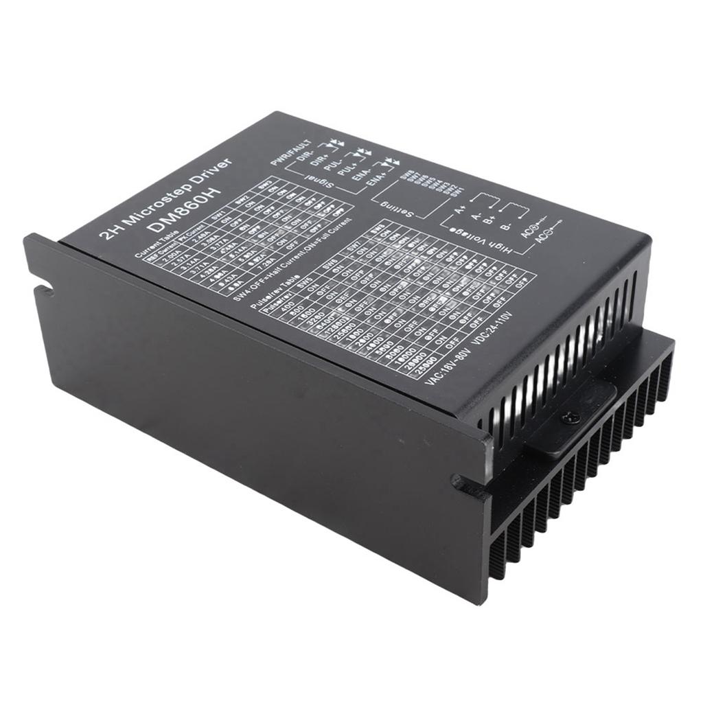Stepper Control Industrial Automation Stepper Motor Drive 2-Phase Optical Isolation Input NEMA23 NEMA34 DM860H