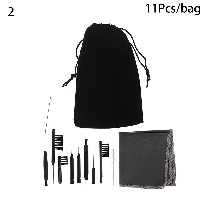 1 Set Hearing Aid Cleaning Tool Hearing Aids Cleaning Kit Brush Vent Cleaner Cleaning Wire With Magnet And Wax Loop Cleaning Set