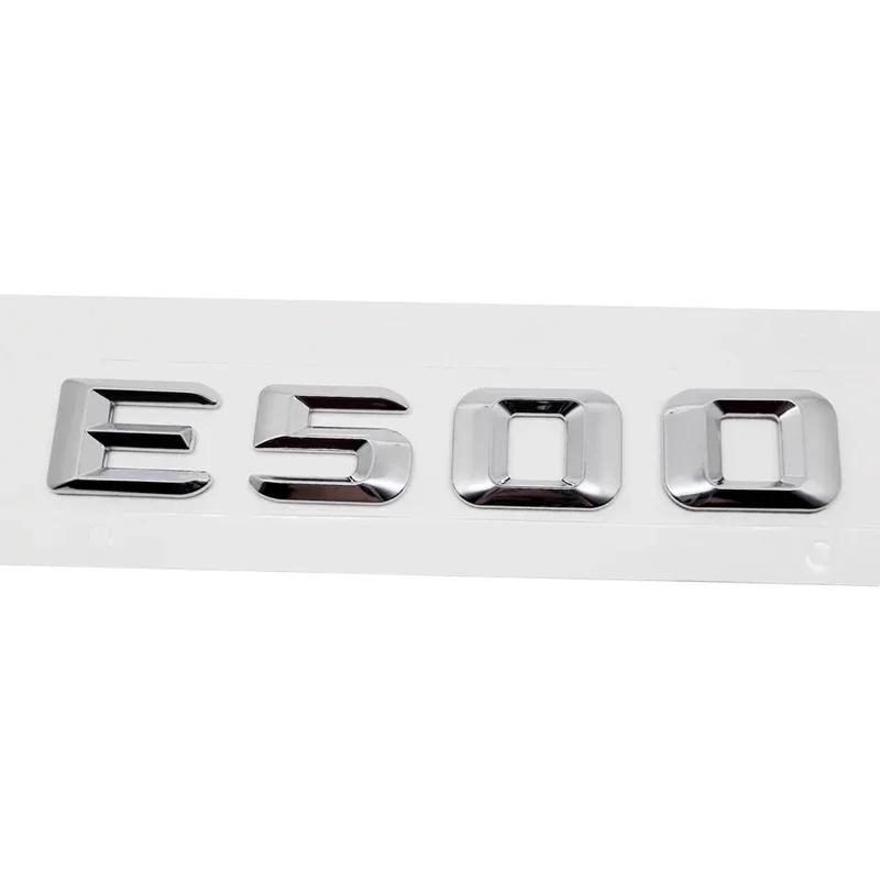 Car Rear Trunk Number Letter Sticker Tail Box Emblem Badge for Mercedes Benz E Class E300 E320 E350 E400 E420 E430 E500 E550 ooo1