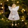 Lovely Angel Ornament | Furry-Textured, Festive Winged Decoration Doll
