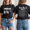 Nouvelle!! T-shirt Réimpression Yungblud Idols Tournée UK 2026