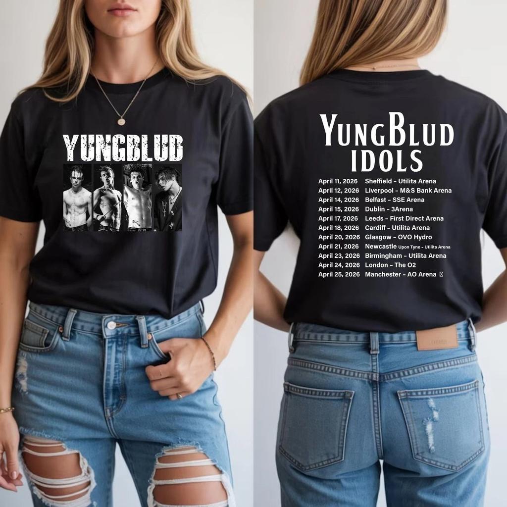 New!! Yungblud Idols UK Tour 2026 T-Shirt Reprint