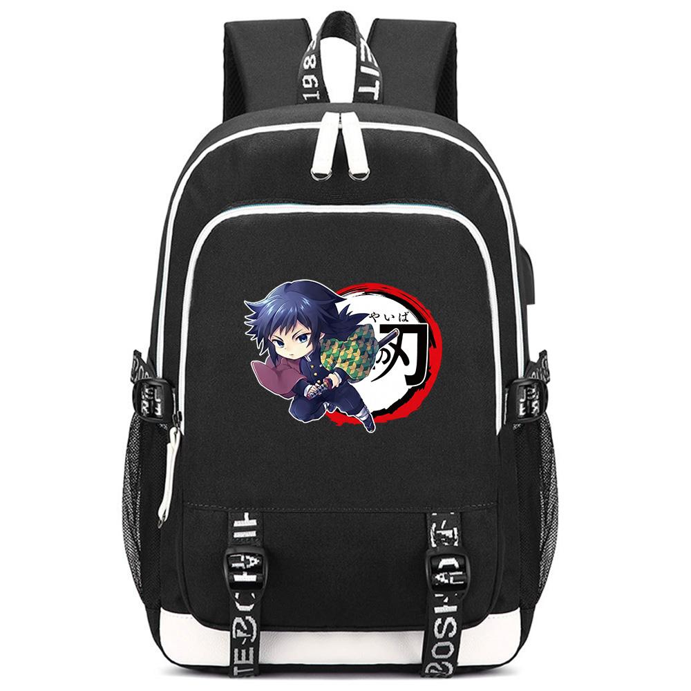 Süßer Cartoon Dämonentöter Aufdruck Rucksack Große Kapazität Schultasche Student Schultasche Outdoor Laptop Reisetasche Geschenk