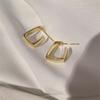 New Fashion U-shaped  Stud Earrings for Women Charms Jewelry Brincos Christmas Day Girl Gift