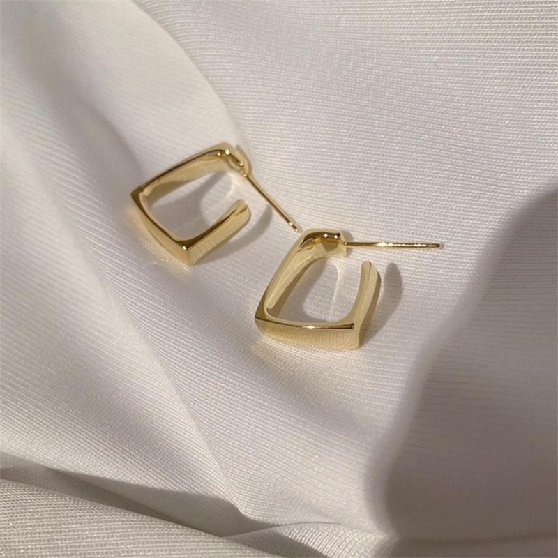 New Fashion U-shaped  Stud Earrings for Women Charms Jewelry Brincos Christmas Day Girl Gift