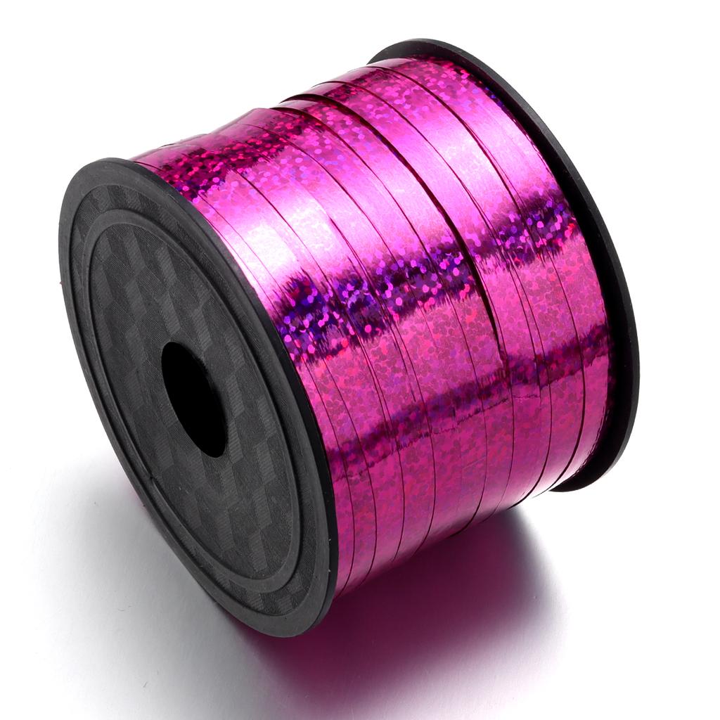 100yards Balloon Ribbons Colorful Plastic Laser Ribbons For Wedding Birthday Party Christmas DIY Crafts Gift Wrapping Decoration