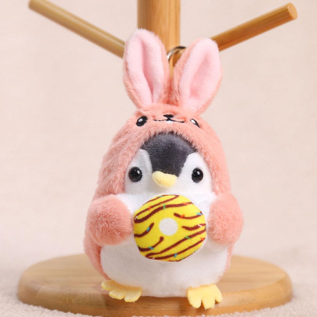 

Fruit Penguin Plush Toy Keychain With Pp Cotton Stuffing For Girls Bag Decor BunnyPenguin