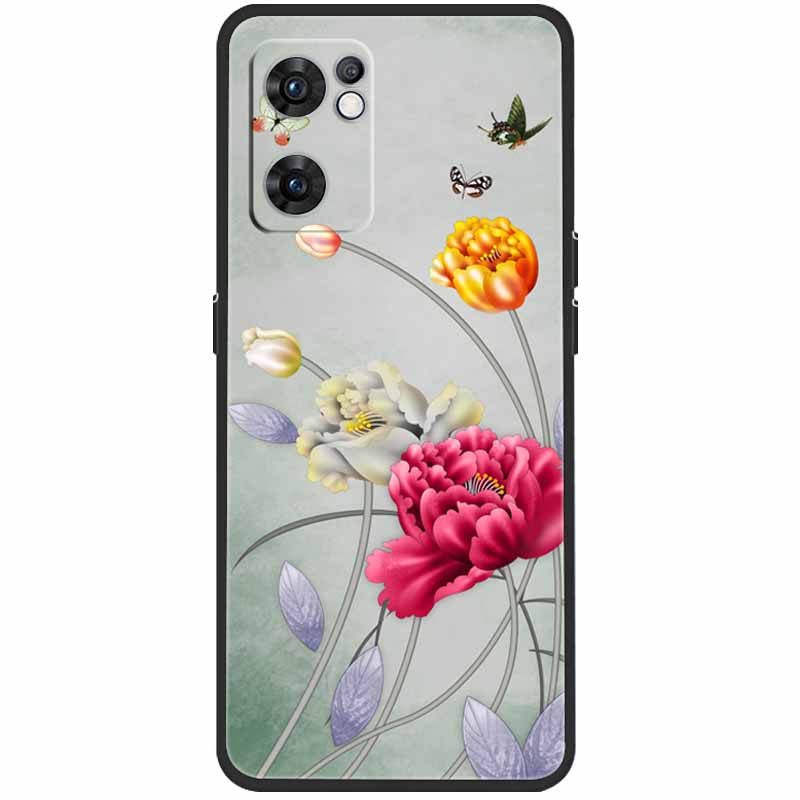 For Oppo Find X5 Lite Case Silicone Soft Protective Black TPU Phone Funda for Oppo Find X5Lite 5G 2022 Case CPH2371 Fashion Bag