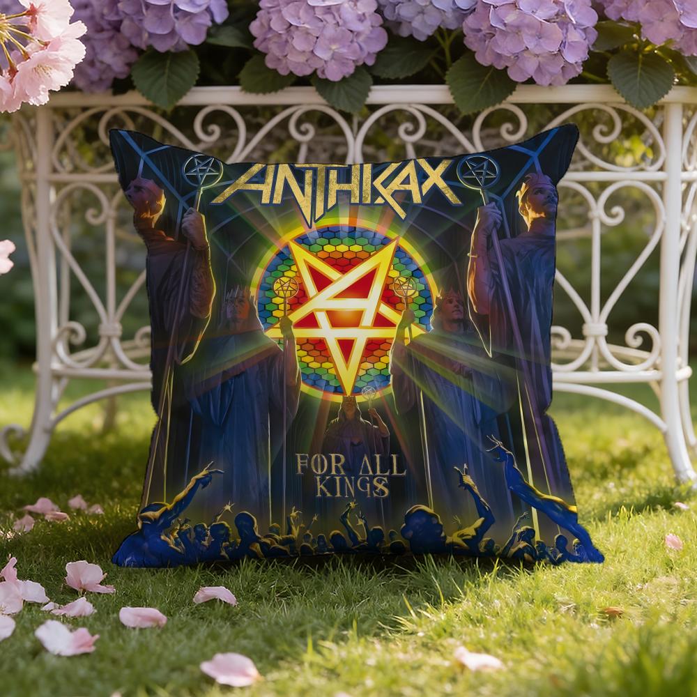 A-Anthrax Band Cushion Cover Home & Car Dual-Scene Pillow Cover: Reversible for Premium Comfort