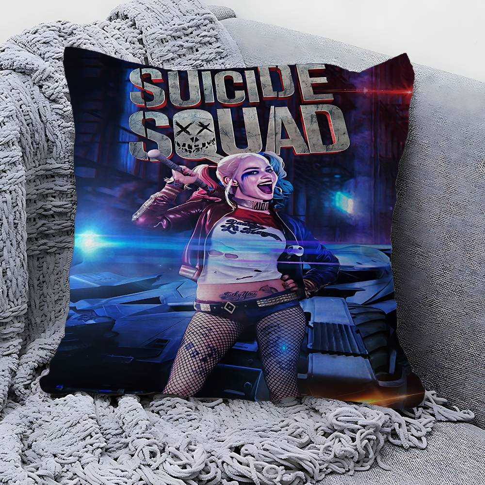 

H-Harleys Cool Q-Quinn Personalized Picture Text Home Decorative Pillows Household Gifts 45x45cm 30cmx30cm
