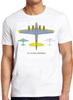 B-17 Flying Fortress Bomber Plane War The Queen Of Skies Gift Tee T Shirt 2715
