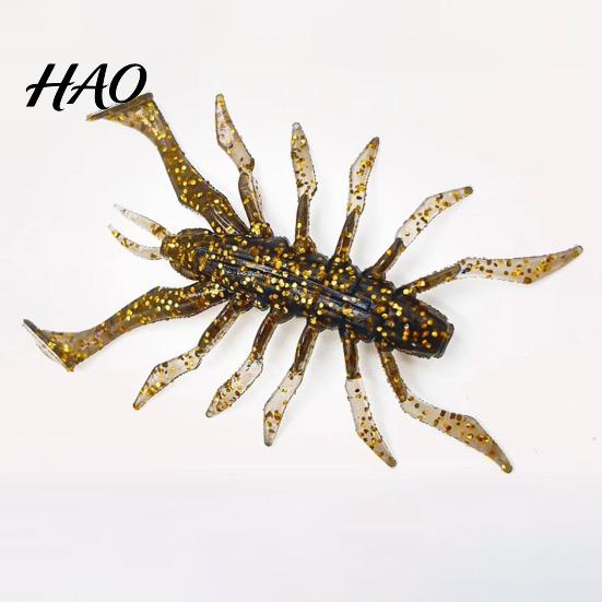 Predators Fishing Baits 8Pcs 6cm/2.8g Bionic Insect Soft Bait, Slow Sinking Floating Artificial Lure, Lure Swim Bait for Freshwater Saltwater