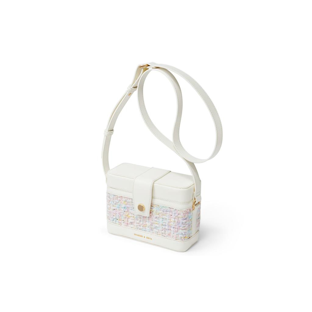 New CHARLES&KEITH PU Crossbody Bag Small Size Women's Multicolor CK2-80701182