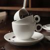 Shangqi 300ml Ceramic European Coffee Cup & Saucer Set