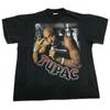 Tupac Shakur Rapper Hip Hop 2Pac Vintage 90s Band XL Single Stitch Shirt BOOTLEG