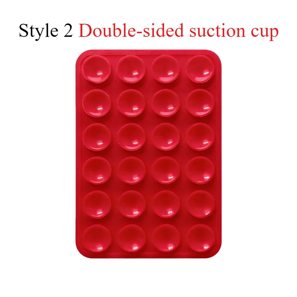 Sticker/Double-sided Suction Cup Adhesive Silicone Suction Pad Bracket Multifunction Rubber Sucker Pad Durable Mobile Phone