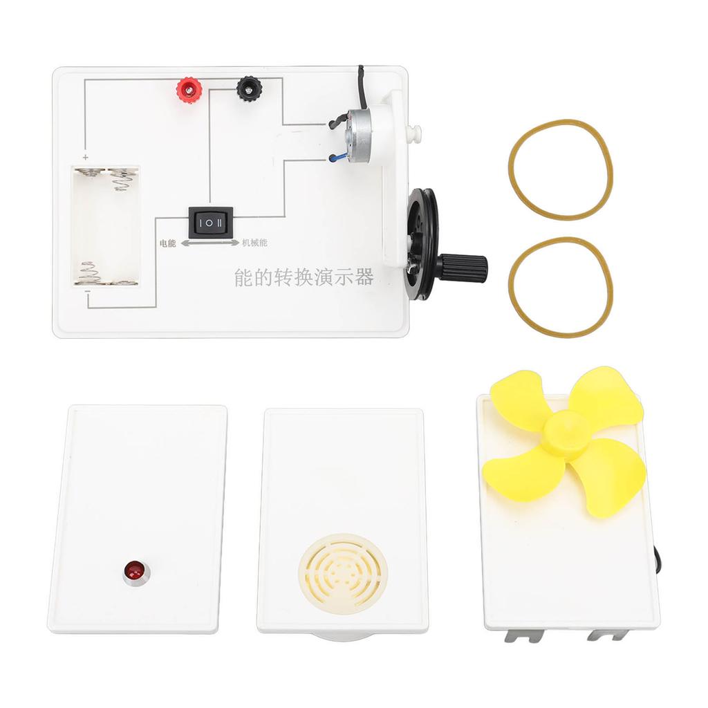 Energy Conversion Science Kit PVC Educational Experimental Energy Conversion Kit for Mechanical Chemical Energy Wind