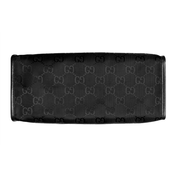 Gucci Off The Grid Logo Leather Tote Bag Men Tote Bag Black 630353-H9HAN-1000