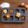 6/8 Cavity Madeleine Cake Baking Pan Nonstick Dessert Baking Tray Bread Baking Mold  Household
