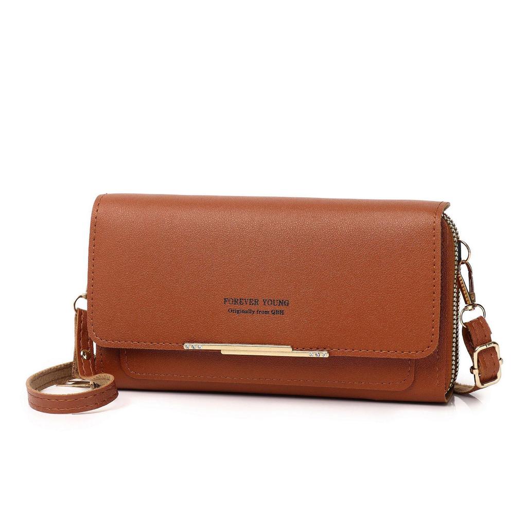 2024 New Multifunctional Crossbody Shoulder Bag for Women: Medium and Long Coin Purse, Korean Version, Large Capacity Wallet.